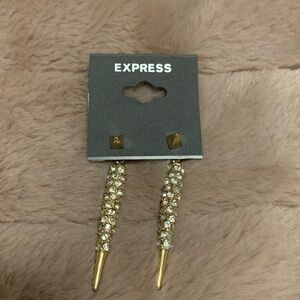 Express Drop Stud Earrings